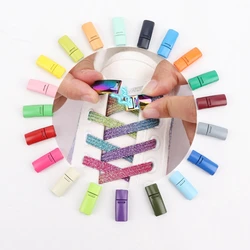 Frosted Metal Shoelace Magnetic Buckle Shoelaces Magnetic Lock Shoes Accessories AF1 Sneaker Kits Metal Laces Buckle 4pcs/1pair
