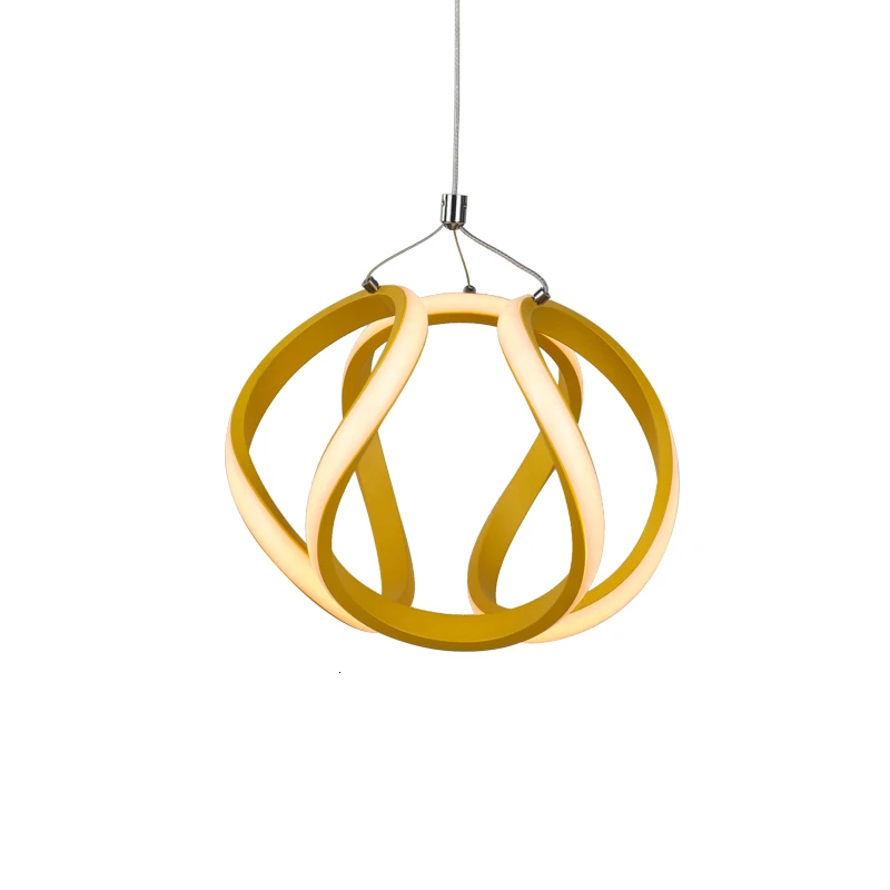 

Simple Led Circular Gold Aluminium Pendant Lamp For Bedroom, Restaurant, Cafe Dining Room Luminaire Suspendu lustre pendente