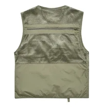 AliExpress весна и осень лето мужская сетка фотография жилет мульти-карманы рыболовный жилет OEM Индивидуальные 7868