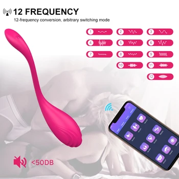 Sex Toys APP Remote Control Vibrator for Women Bluetooth Vibrator Female Sex Toys for Women Wearable Dildo Goods for Adults 18 4