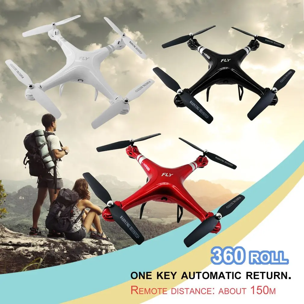 X52 Дрон Широкий формат объектив 2MP HD Камера Wi-Fi FPV живой Квадрокоптер 6-осевой вертолет 2,4 ГГц дрона с дистанционным управлением