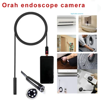 

ip67 usb camera endoscope 7mm for PC and Android phones with OTG function soft wire LED supported cable camera ear endoscope