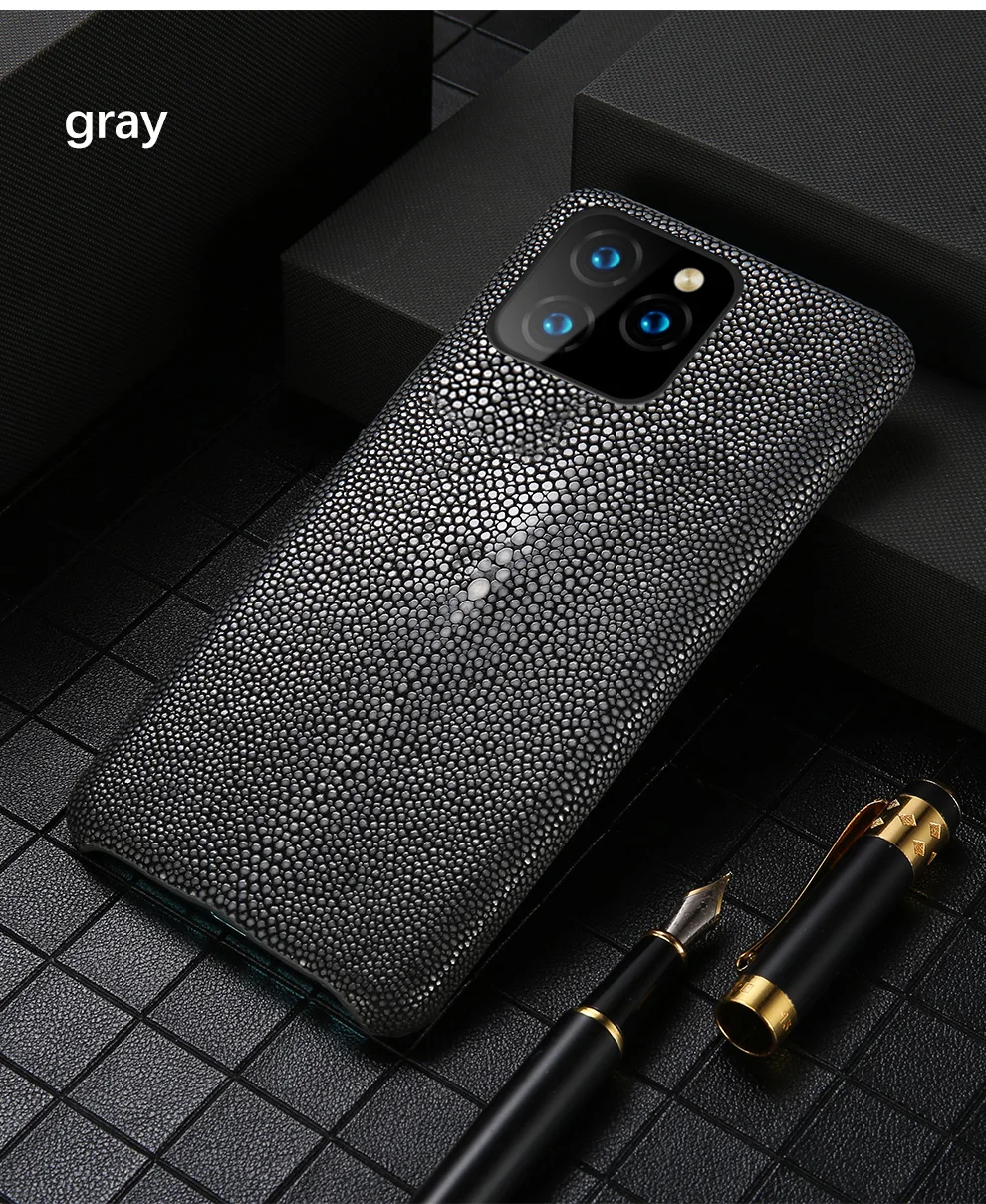 Натуральная кожа ската чехол для сотового телефона Apple iPhone 11 11 Pro 11 Pro Max X XS XR 7 Plus XS MAX 8 Plus 6 6S 5 5S se