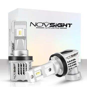 

NOVSIGHT Mini H7 LED H4 Car Headlight Bulb Led H11 H8 Fog Light 9005 HB3 HB4 9006 H1 H3 55W 10000LM Auto Lamps For Car Headlamp
