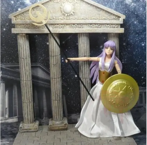

Hong Kong Prductthe goddess Athena Saint Seiya Myth Cloth Deluxe Action Figure Suit Kit S17