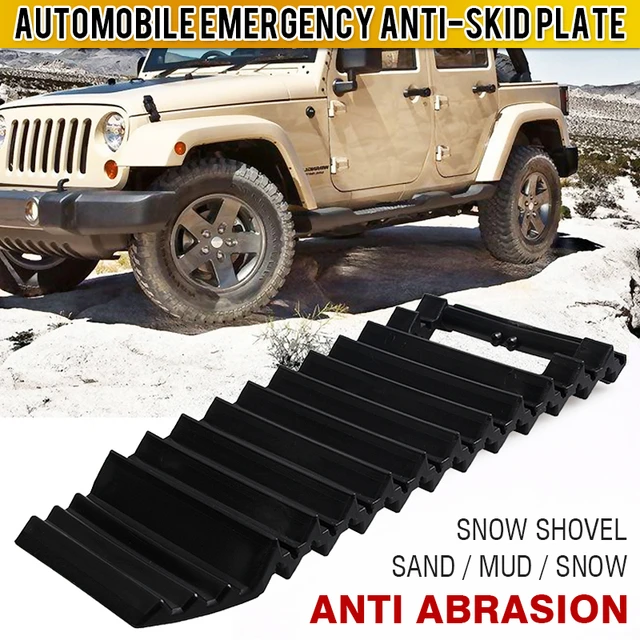 Snow Tire Traction, Universal Car Wheel Anti-Skid Pad Tire Traction ABS  Non-Slip Mat Plate Grip for Snow Mud Car Wheel Traction