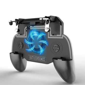 

Building in 4000mah powerbank PUBG mobile Gamepad Gaming Controller with Cooling Fan Fire Game Joystick Metal Trigger