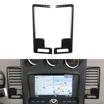 

For Nissan 350Z 06-09 Air Vent Trim Decal UV-resistant 2pcs Set Auto Console