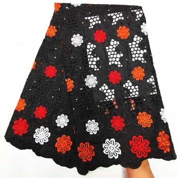 

2019 Latest Swiss African Cotton Lace Fabric High Quality Swiss Voile Lace In Switzerland With Stones For Every Dress Sews Hot!!