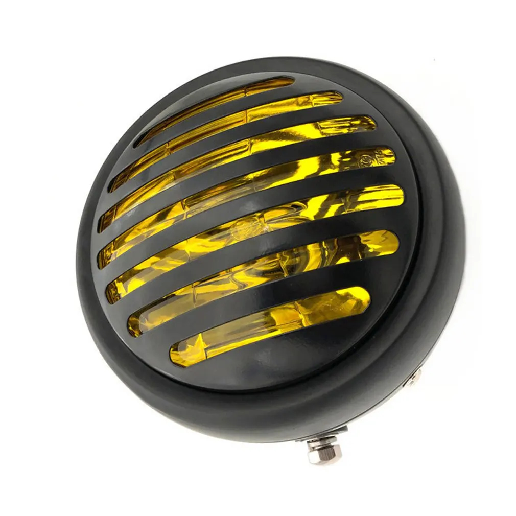 GN125 Retro Black Shell Round Headlights Motorcycle Headlights Fence Headlights Waterproof Super Bright