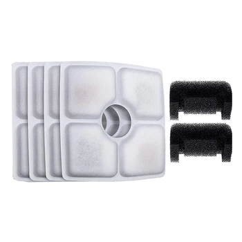 

6PCS Cat Water Fountain Filter, Replacement Filters for 84Oz/2.5L Automatic Pet Fountain Dog Water Dispenser