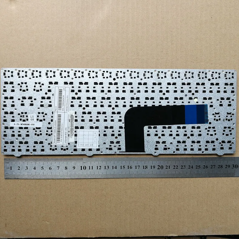 Новая английская клавиатура для ноутбука Clevo W540 W740SU W840 X411 MP12B83U4430|laptop keyboard|keyboard for