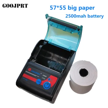 

Portable Mini 58mm Bluetooth Thermal Receipt Ticket 57 50 paper Printer For Mobile Phone Bill Machine shop printer for Store
