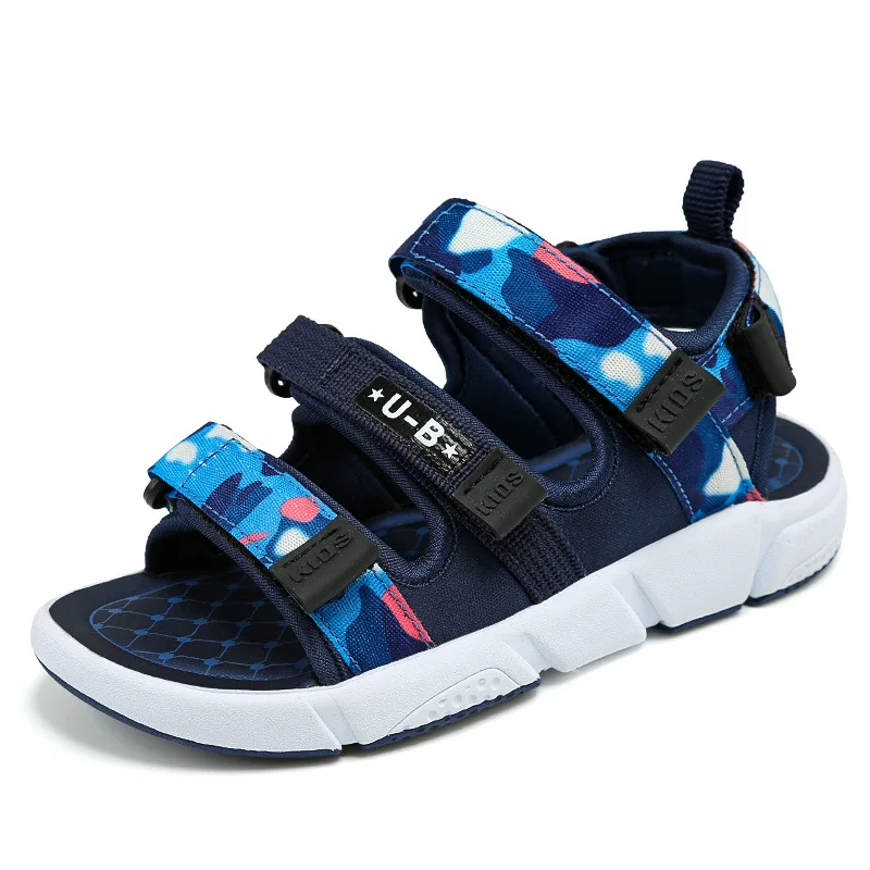 

Handsome BOY'S Trend Breathable Sandals Spring Creative Fashion CHILDREN'S Sandals Elasticity Soft-Sole Wear-Resistant Sandals