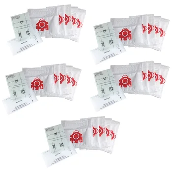 

30Pcs Vacuum Cleaner Dust Bag Non-Woven Bag Replacement for Miele Fjm HEPA Style Bag 5 Engine & 5 Air Clean Filters