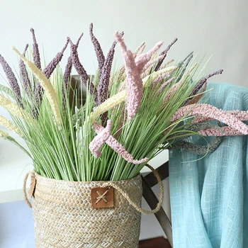 

INS Decorations Onion Grass Gu Sui Grains Artificial Plants Wedding Party Home Desktop Greenery Decoration Six Color