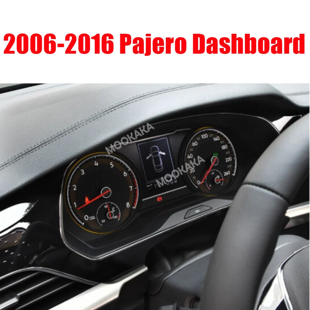 

Android 9.0 Meter Screen For Mitsubishi Pajero 2006-2016 Car Dashboard Instrument Display Multimedia Player Car GPS Navigation