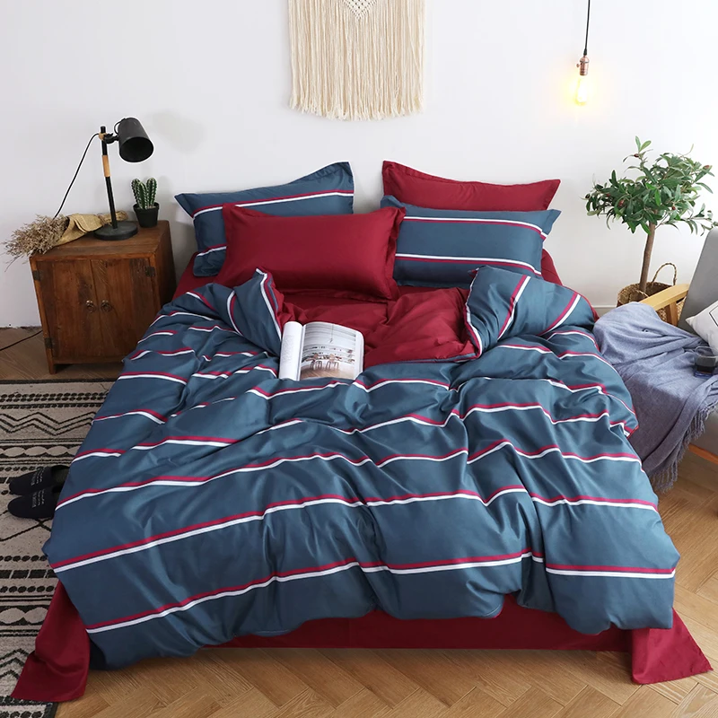 

Nordic Duvet Cover 220x240 King Size Bedding Set Unicorn Heart Quilt Cover Bed Sheet Single Double Queen Pillowcase Bed Linens