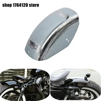 

DIY Unpainted Motorcycle Rear Fender Mudguard Steel Mud Guards For Harley Sportster XL 48 883 1200 72 Bobber Custom