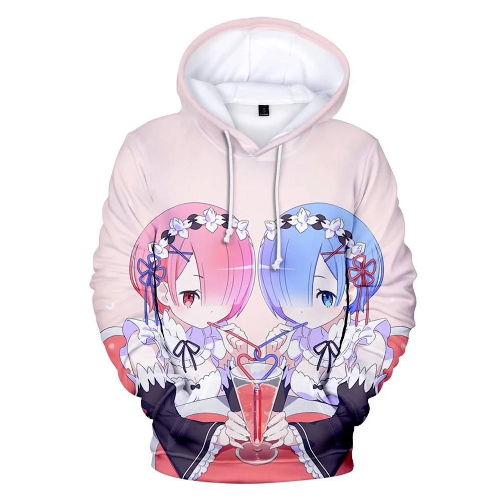 新しい3dアニメ再 ゼロ インフィニティパーカー男の子 女の子ゲーム生き抜くかわいいエミリアパーカーマルチカラーコート男性 女性長袖服 パーカー スウェット Aliexpress