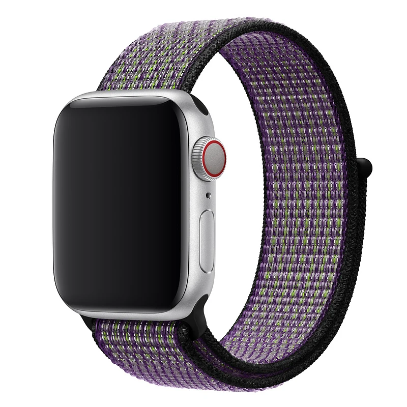 Desert Sand Volt Спортивный ремешок для Apple watch 42 мм, 38 мм, 44 мм, 40 мм, тканый нейлоновый браслет correa iwatch 4, 3, 2, аксессуары для Apple watch 4, 5 - Цвет ремешка: Desert Sand Volt
