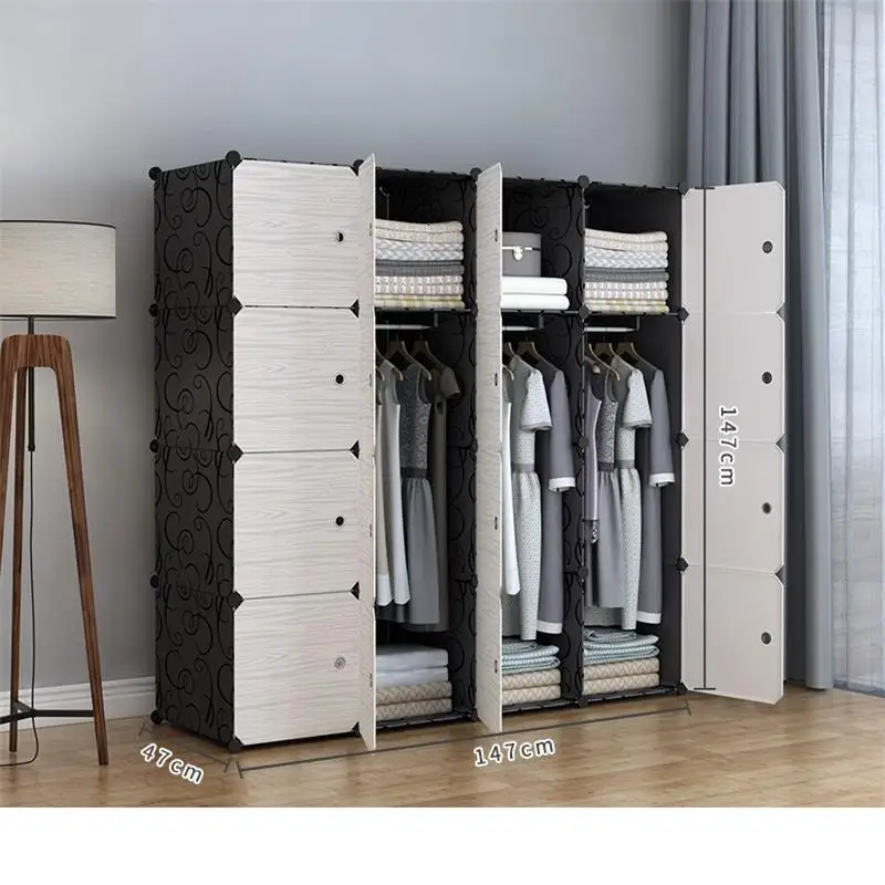 Armoire Rangement Szafa Armario Ropa Armadio Guardaroba Mobilya Mueble De Dormitorio Bedroom Furniture Closet Cabinet Wardrobe - Цвет: Version L