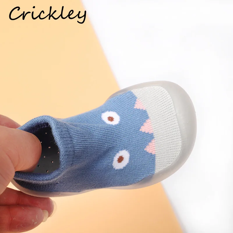 Baby Boys Girls Socks Shoes Home Indoor Floor Non Slip Shoes Newborn Soft Comfortable  Slip on Cartoon Pattern Toddler Shoes