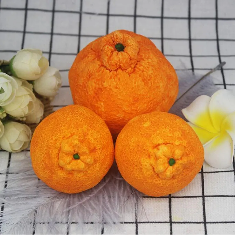 Форма для мыла 3D оранжевый фрукт силиконовая форма для изготовления свечей форма ручной работы смолы глина ремесла Инструменты для украшения торта гипсовые поделки