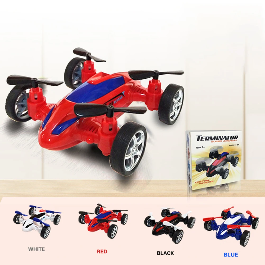 

Rotating Inertial Four-axis Airplane Toy Car While Running