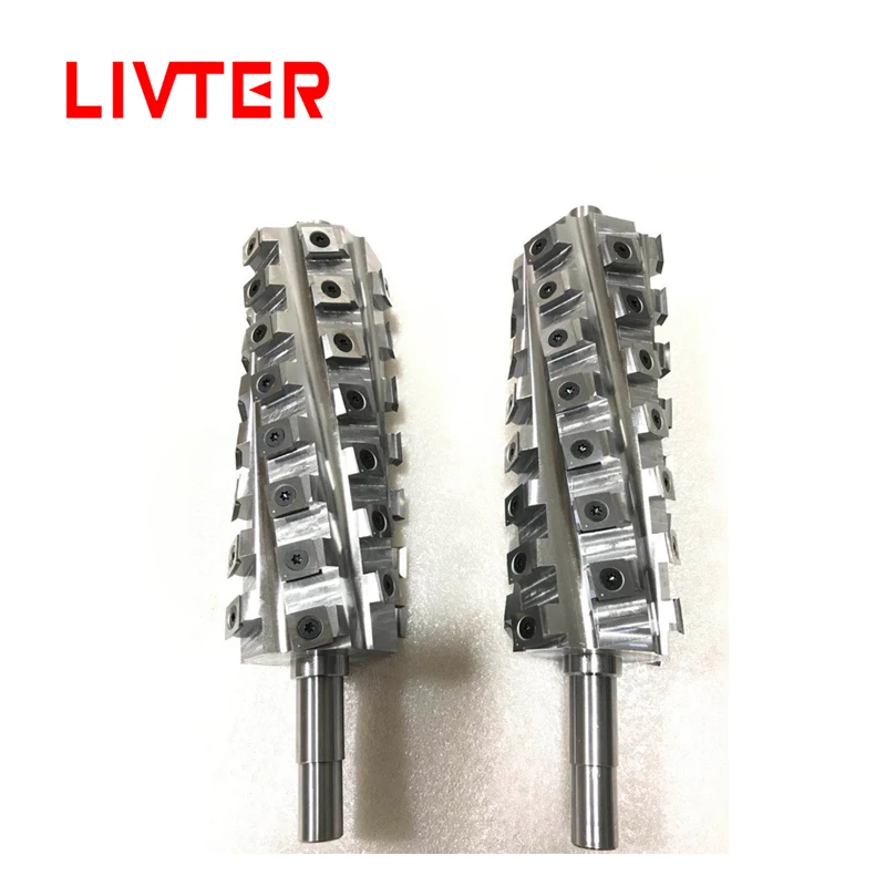 carbide spiral cutter head with jointer cutter head for customization for thickness and jointer machine