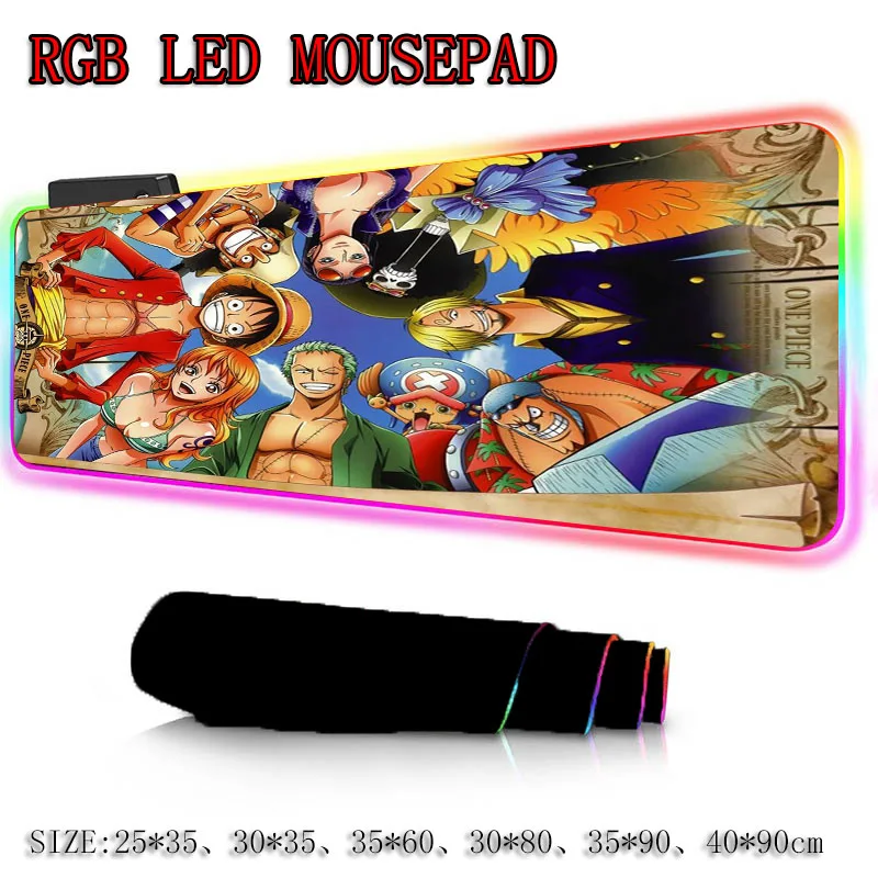 XGZ One Piece LED Gaming RGB Gamer Large Mousepad Lighting USB Keyboard Colorful Desk Pad Mice Mat for PC Laptop Desktop XGZ One Piece LED Gaming RGB Gamer Large Mousepad Lighting USB Keyboard Colorful Desk Pad Mice Mat for PC Laptop Desktop