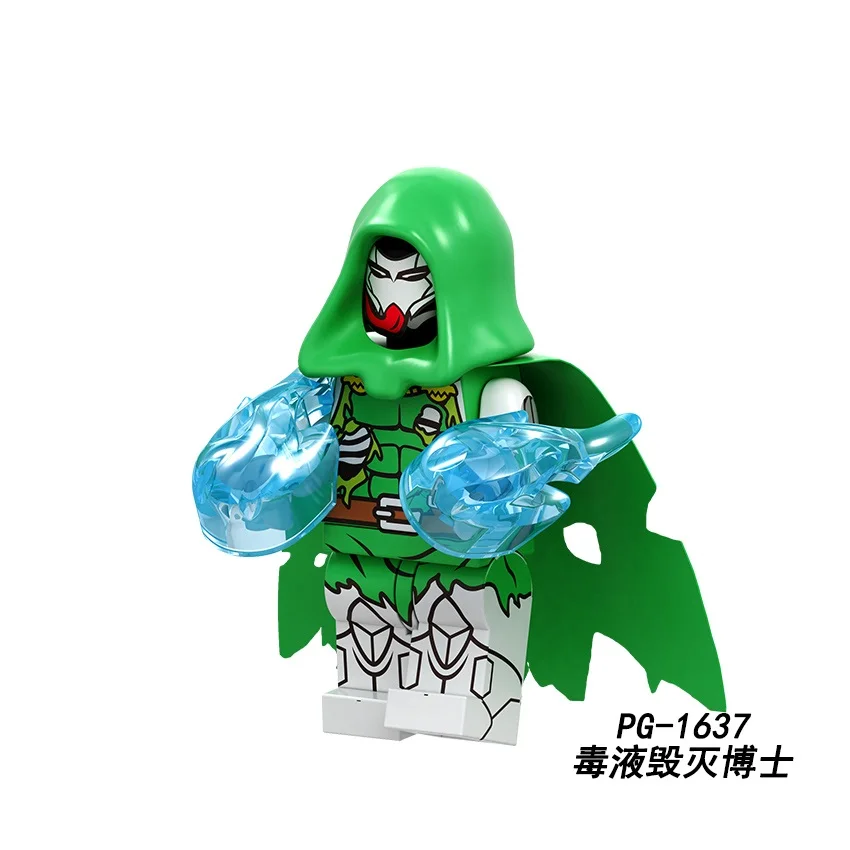 100 шт./лот PG8191 доктор Осьминог Гидра Дэдпул Viper Madame Hydra Kraken The Hive строительные блоки игрушки для детей - Цвет: Светло-голубой