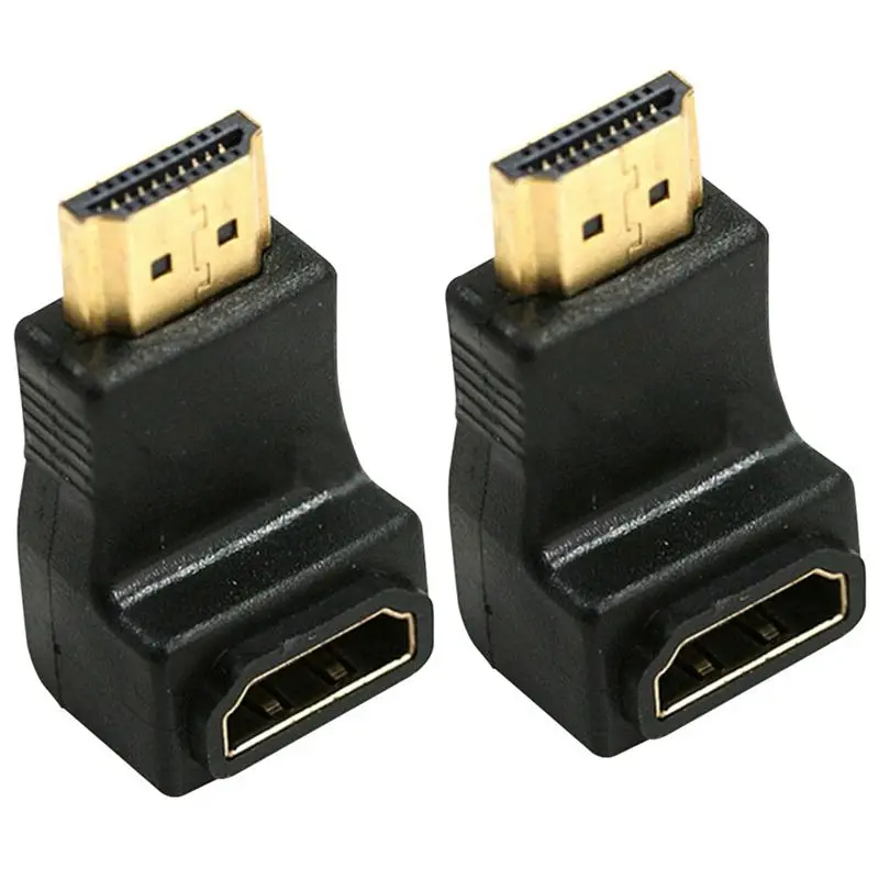 HDMI мужчин и женщин преобразования L Тип 4 точечный набор HDMI разъем 90 градусов+ 270 градусов HDMI адаптер 4 K x 2 K@ 30 Гц 1080 p HD