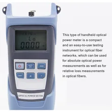 Серый 10 мВт AUA-80A измеритель оптической мощности оптический кабель тестер-70dBm~+ 10dBm красный свет волоконно-световые тестеры машина