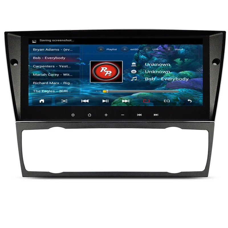 Excellent NaviTopia 8.8inch 8 core RAM 2G ROM 32G Android 8.1 Car Radio for BMW E90 2005 2006 2007 2008 2009 2010 2011 2012 With Wifi 4