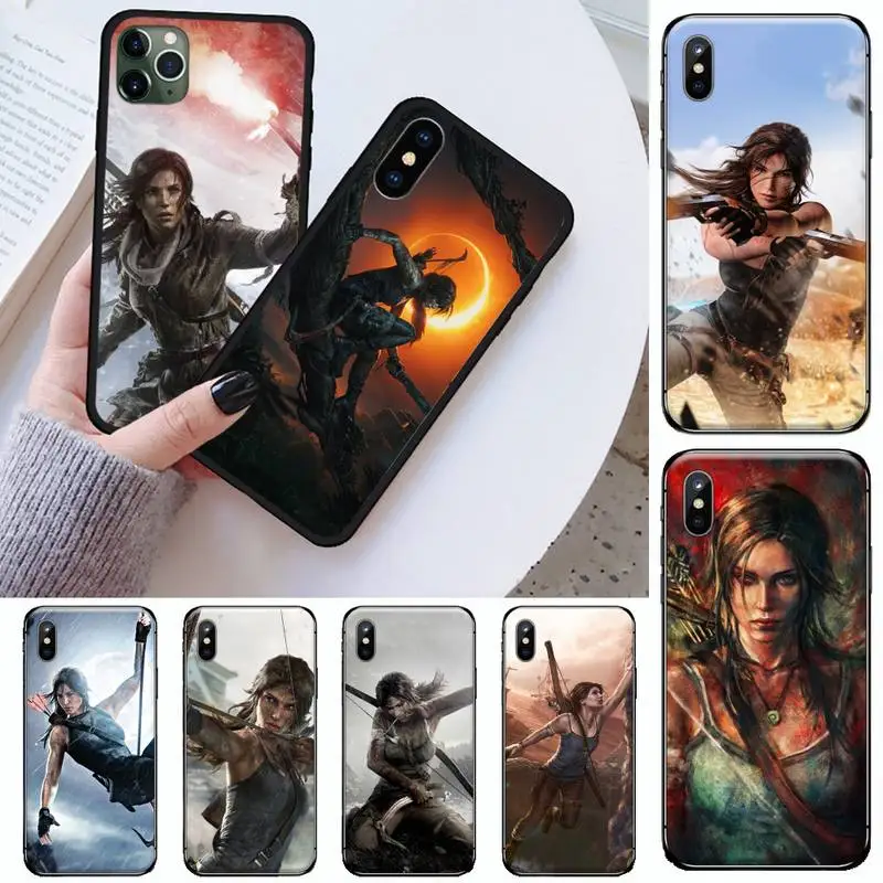 tomb raider ps4 sticker Phone Case for iPhone 11 12 mini pro XS MAX 8 7 6 6S Plus X 5S SE 2020 XR | Мобильные телефоны и