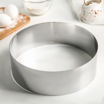 

Form for laying out and baking h = 8 cm, d = 24 cm