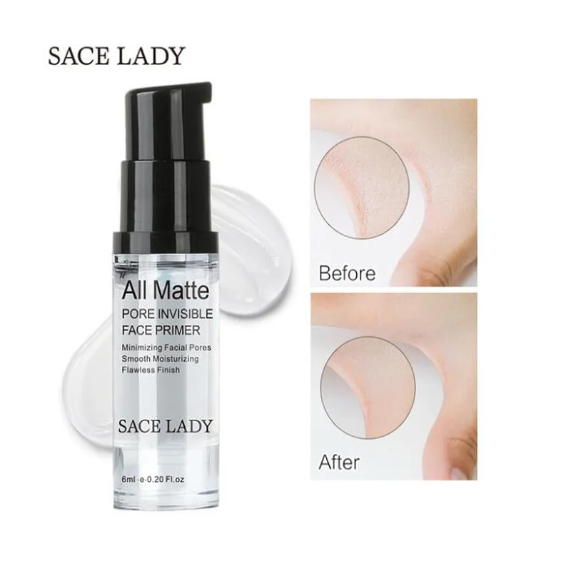 SACE LADY Face базовый праймер жидкий крем матовые тонкие линии контроль масла лица Осветляющий крем основа под макияж косметика