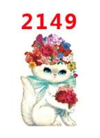 2149 30 шт мультфильм персонаж плоское украшение из смолы PR 2136 - Цвет: 2149
