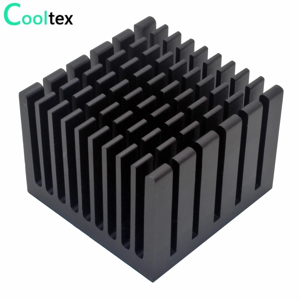 Radiador de Calor de Alumínio 40x40x30 mm Dissipador de Calor Resfriamento para Chip Eletrônico Led com Condutor Térmico Fita Dupla Face Unidades Ventiladores e resfriadores - Imagem 3