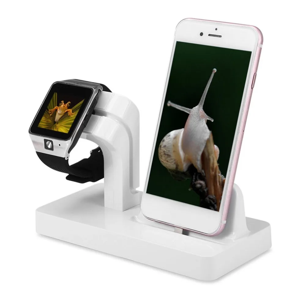 Portable 2 in 1 Charging Dock For Apple Charger Holder for Apple Watch For iPhone 7/6/5 Phone Watch Bracket For Apple Series