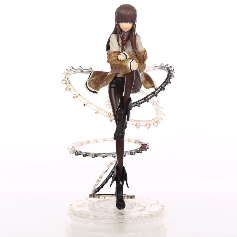 

2019 new Anime 21 CM Steins Gate Makise Kurisu figure 1/8 Scale figurine PVC Action Figure Collection Model Toy Christmas Gifts