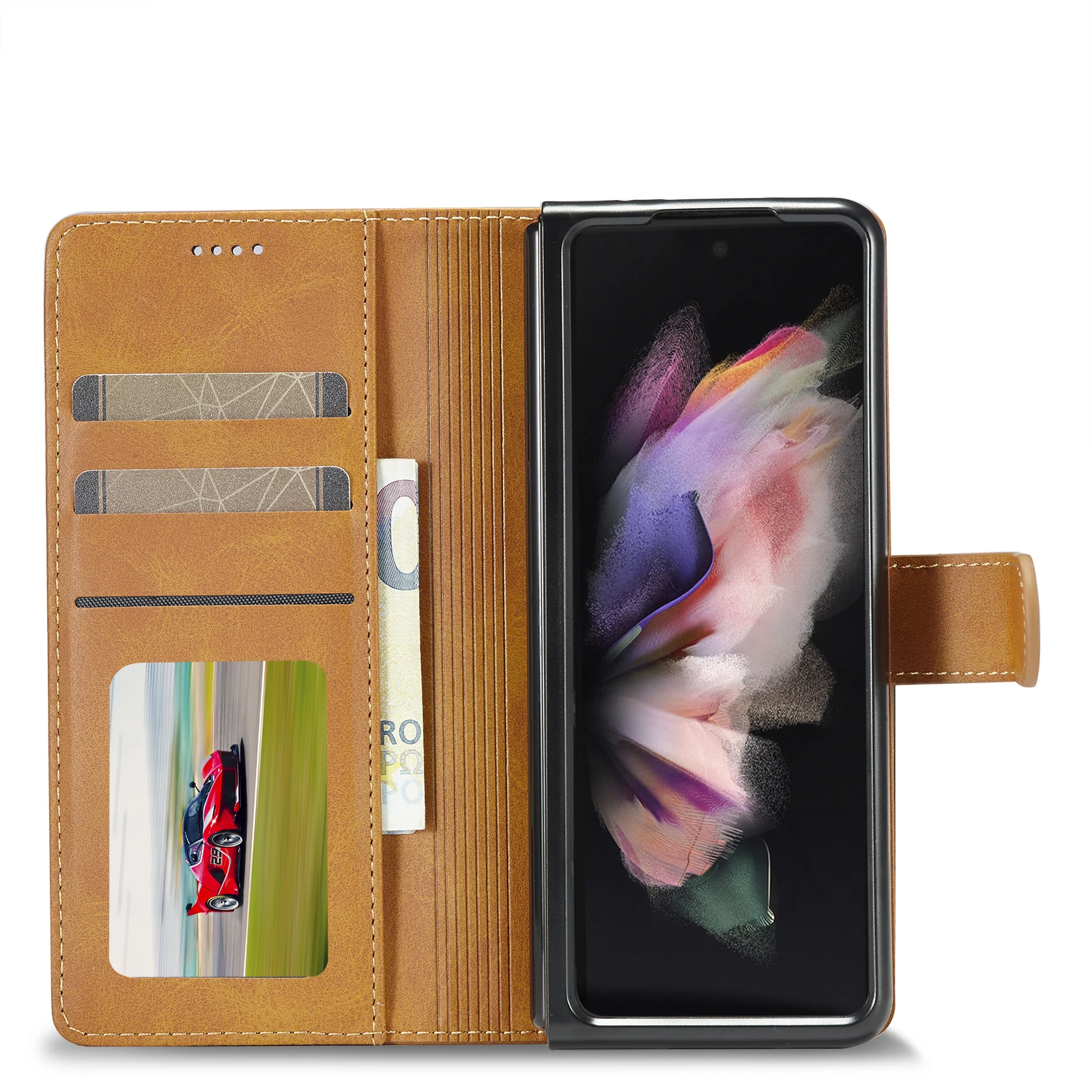 Galaxy Z Fold, bolso do cartão, tampa