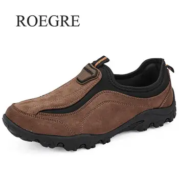

Men's Leather Casual Shoes Moccasins Men Loafers Autumn Winter New Fashion Shoes Sneakers Safety Work Boat Suede Shoes 45 46