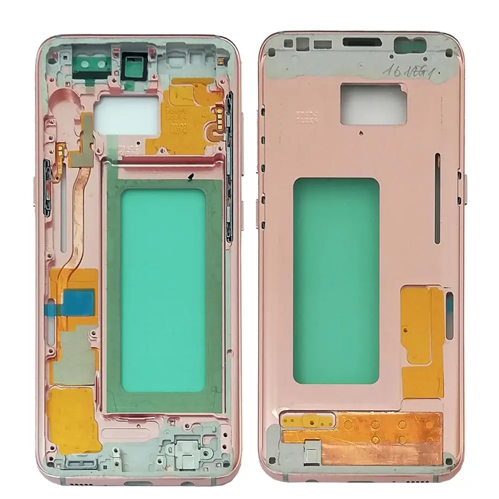 Pink Shyueda для samsung Galaxy S8 SM-G950 G950 5," передний средний ЖК-экран Корпус рамка - Цвет: Pink