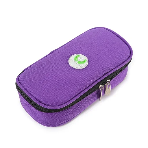 Purple Portable Insulin Ice Cooler Bag Pen Case Pouch Diabetic Organizer Medical Travel X5XC - Цвет: Purple
