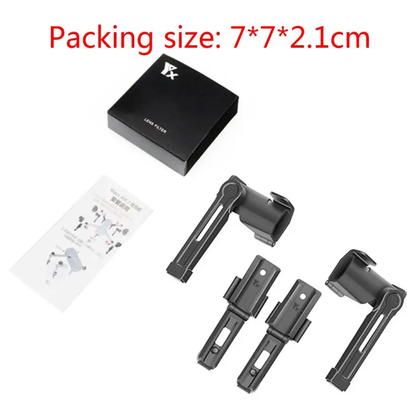 

1 Set Landing Gear for DJI Mavic Air 2 37mm Heighten Foldable Landing Legs ABS Extended Support Feet Drone Accessories
