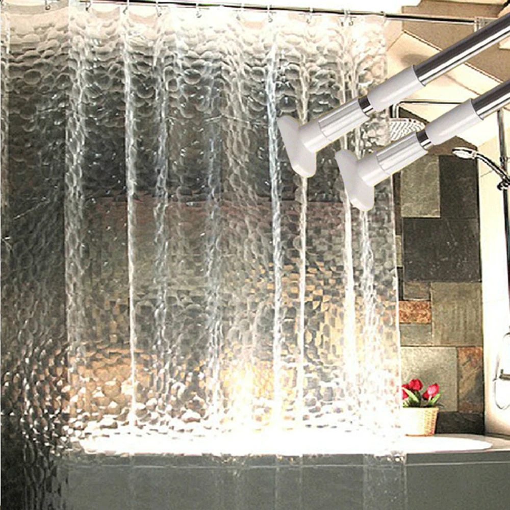 1,8*1,8 м прессованный Водонепроницаемый 3D сжатый Ванная комната Душ занавеска Экологически чистый белый лучший приз