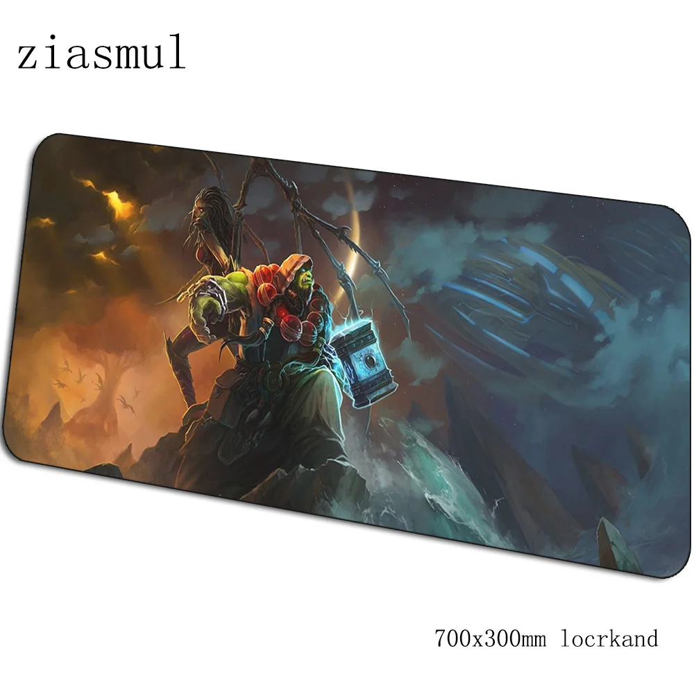 Warcraft коврик для мыши 70x30 см, популярный игровой коврик для мыши из натурального каучука, офисный коврик для ноутбука, большой коврик для мыши, игры, pc gamer, коврики - Цвет: pattern 4