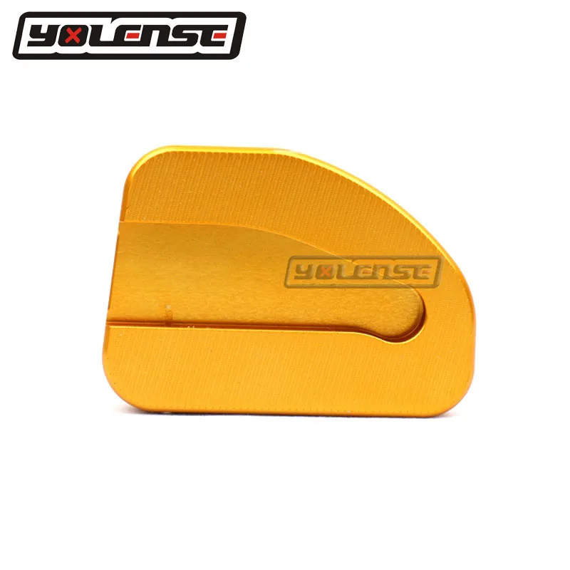 Для HONDA GL1800 Goldwing 1800 GL 1800 F6B 2002- Мотоцикл с ЧПУ подножка боковая подставка удлинитель опорная пластина - Цвет: Gold